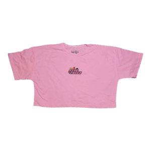 Remera Crop - Rosa