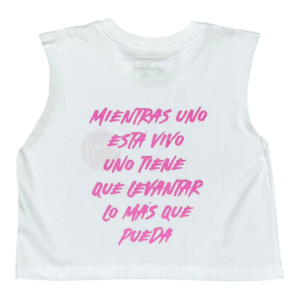 Croptop BadBunny - Blanco