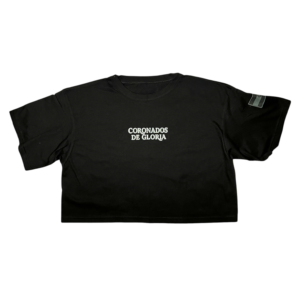 Croptop Coronados - Negro