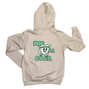 Buzo Beige Por la Coca - Verde